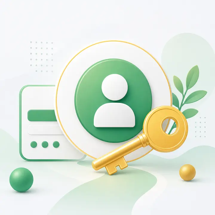 Tile account con chiave e profilo utente C-Play Today